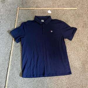 Fila Navy Blue Classic Logo Polo Shirt